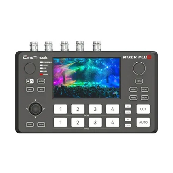 CineTreak Mixer Plus SDI Bộ điều khiển phát sóng 4 kênh SDI Inputs + PGM & AUX Outputs