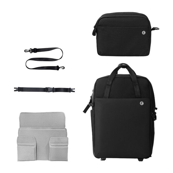 Balo Ulanzi F08 Black Version 20L thiết kế 2 IN 1 mang theo du lịch thông minh chống nước chính hãng đựng Máy ảnh / Laptop