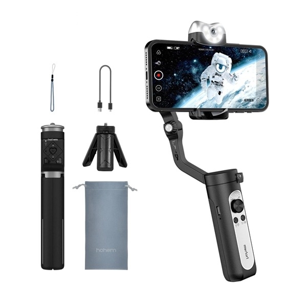 [Giá Flash Sale] Gimbal cho điện thoại Hohem iSteady V2 Kit tích Hợp Cảm Biến Tầm Nhìn AI chính hãng