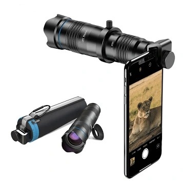 Ống kính Telezoom 28X - Lens siêu Zoom HD Apexel cho tất cả điện thoại Smartphone