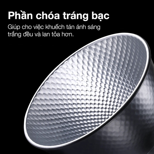 Chóa đèn phản xạ ánh sáng ngàm bowen Ulanzi HT002 chính hãng