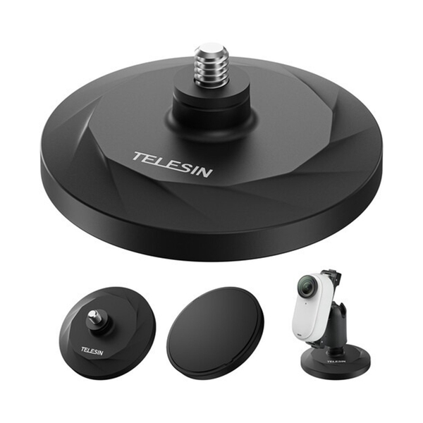Telesin MAG-005 Bộ đế từ tính chất liệu hợp kim cao cấp dành cho Action Cam chính hãng