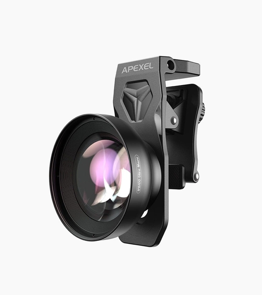 Lens macro Apexel 100mm Ultra bản nâng cấp chụp cận cảnh cho điện thoại iPhone, Samsung