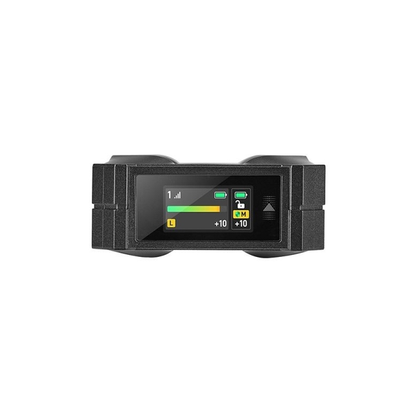 Micro cài áo không dây Saramonic BlinkMe B2 màn hình điều khiển cảm ứng chính hãng