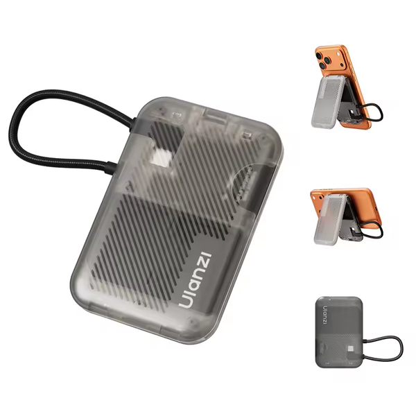 Đầu đọc thẻ SD di động Ulanzi CC02 3 trong 1 vỏ đựng thẻ từ tính cho iOS, Android và Windows