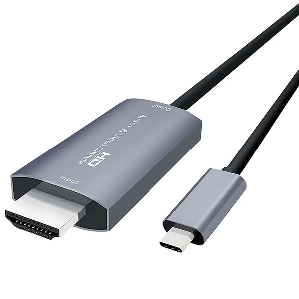 Cap HDMI Video Capture ra cổng Type-C dài 1.8M Model Z36A ghi hình nhanh chóng tiện lợi