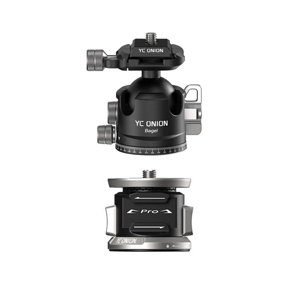 Ballhead YC Onion Bagel BC44 Single Panaromic chất liệu hợp kim nhôm cao cấp, tải trọng 15kg chính hãng