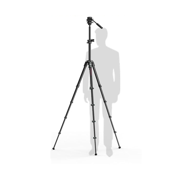 Ulanzi JJ06 Chân máy du lịch Travel Tripod Carbon Fiber / Cột giữa 2 phần chính hãng