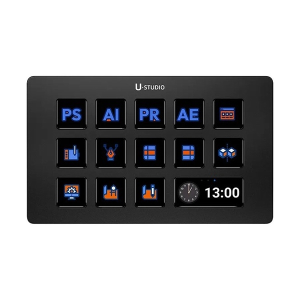 Ulanzi D200 Bàn điều khiển chuyên dụng cho Streamer tích hợp 13 phím điều chỉnh setup dễ dàng cho PC và Mac