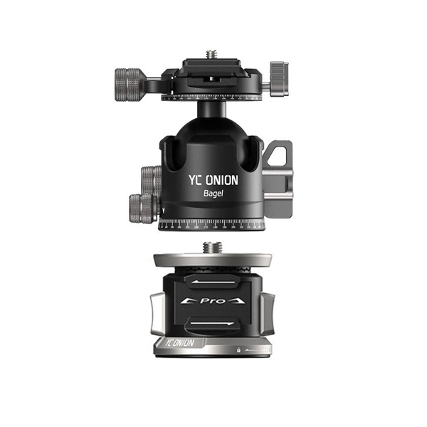 Ballhead YC Onion Bagel BF44 Dual Panoramic khả năng pan 360° và nghiêng đến 90° chính hãng