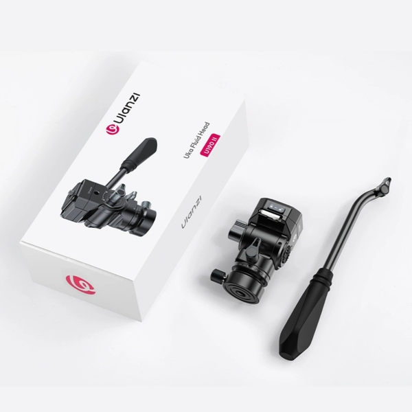 Đầu Tripod Ulanzi U190 II Uka Fluid Head đế tháo lắp nhanh cho máy ảnh DSLR tải trọng 4KG