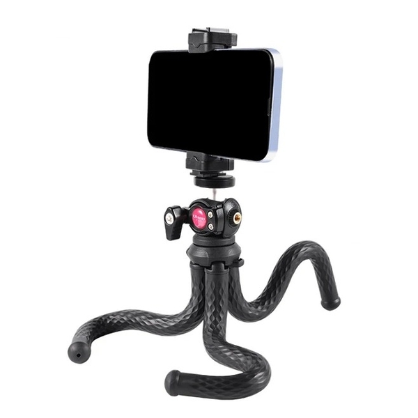 Chân máy đa năng Ulanzi U-Select FT01 - Flexible Tripod ballhead 360 độ có sẵn kẹp điện thoại tải trọng tối đa 2Kg