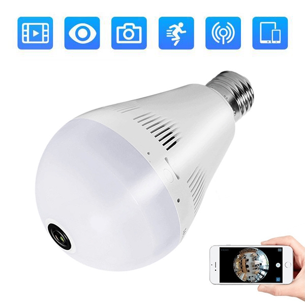 Camera bóng đèn Yoosee 2.0 Wifi IP - Tắt bật đèn Led qua App