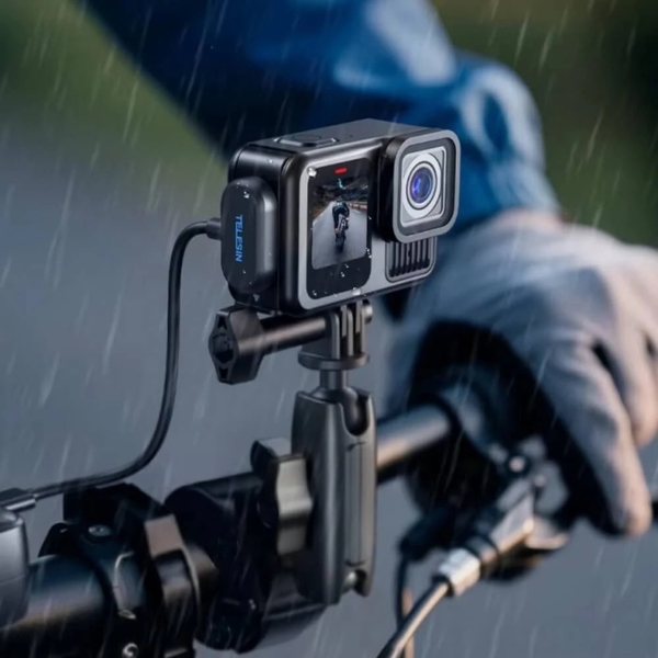 Sạc từ tính kết hợp nắp pin Telesin S6-CLC-01-TGP dành cho camera Gopro13 chính hãng