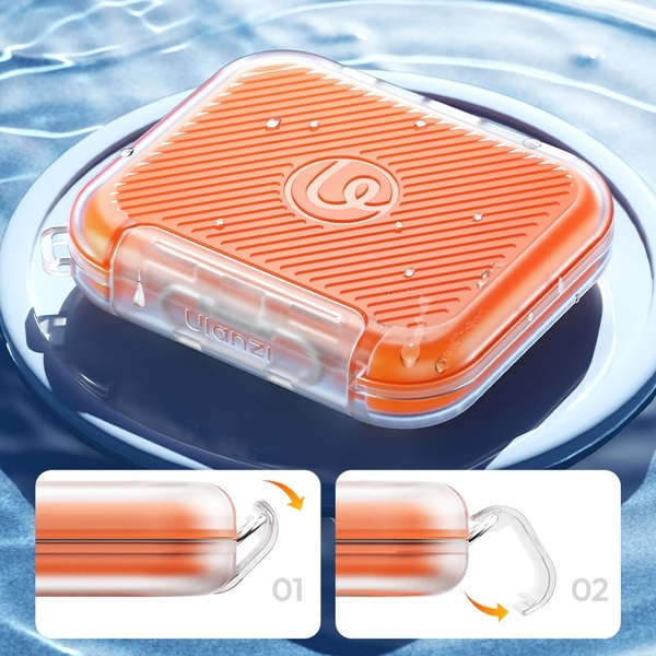 Hộp chống sốc bảo vệ thẻ nhớ Ulanzi CC01 hỗ trợ khe dành cho TF, SD, CFA card chính hãng
