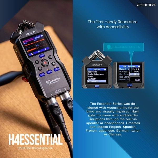 Zoom H4 essential 4-Track Handy Recorder