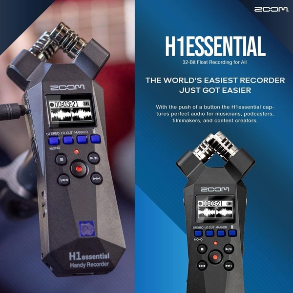 Zoom H1 essential Stereo Handy Recorder