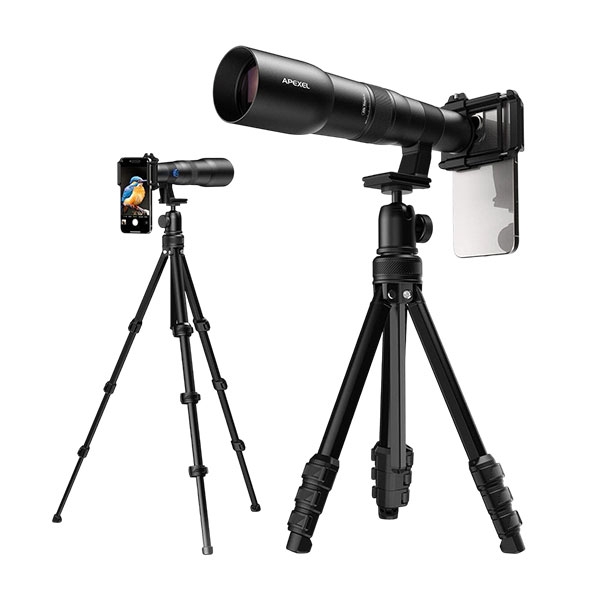 Apexel TeleCular 3 Series 50X Zoom Telephoto Lens chính hãng