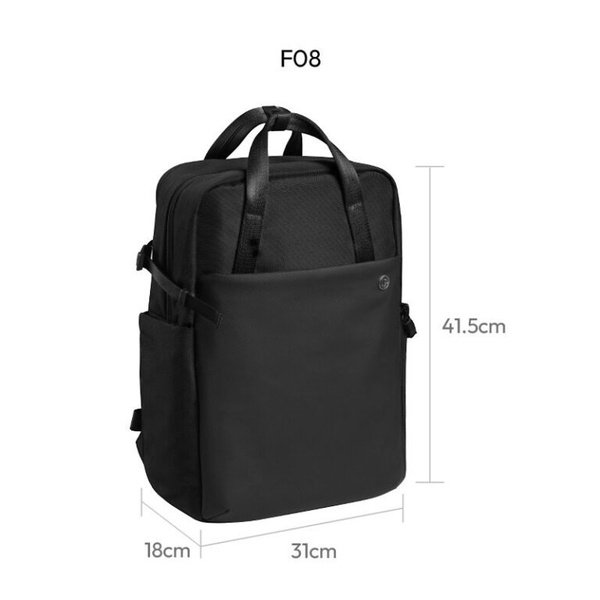 Balo Ulanzi F08 Black Version 20L thiết kế 2 IN 1 mang theo du lịch thông minh chống nước chính hãng đựng Máy ảnh / Laptop