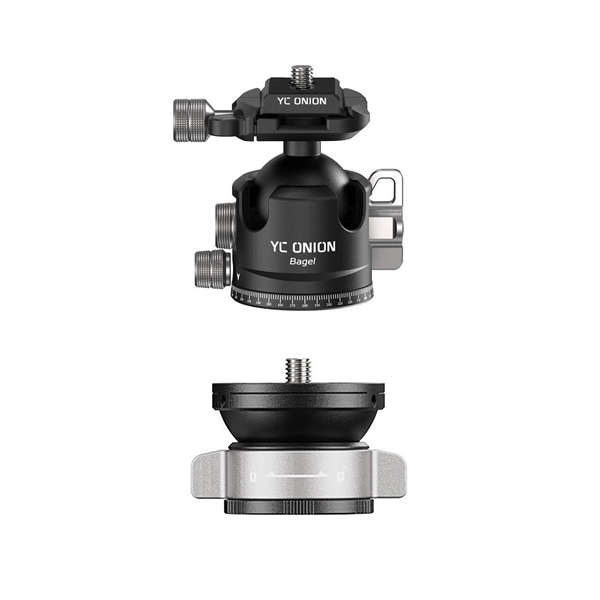 Ballhead YC Onion Bagel BC44 Single Panaromic chất liệu hợp kim nhôm cao cấp, tải trọng 15kg chính hãng