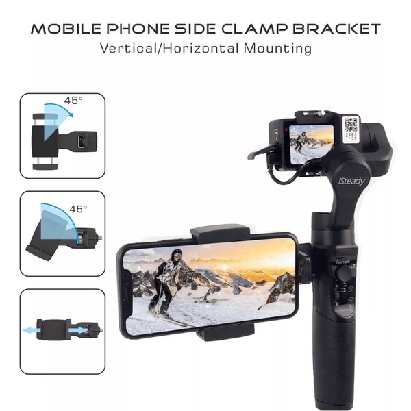 Giá đỡ kẹp điện thoại Hohem gắn lên gimbal các dòng  iSteady Pro 2 / 3 / 4 / Mobile+/ MT2