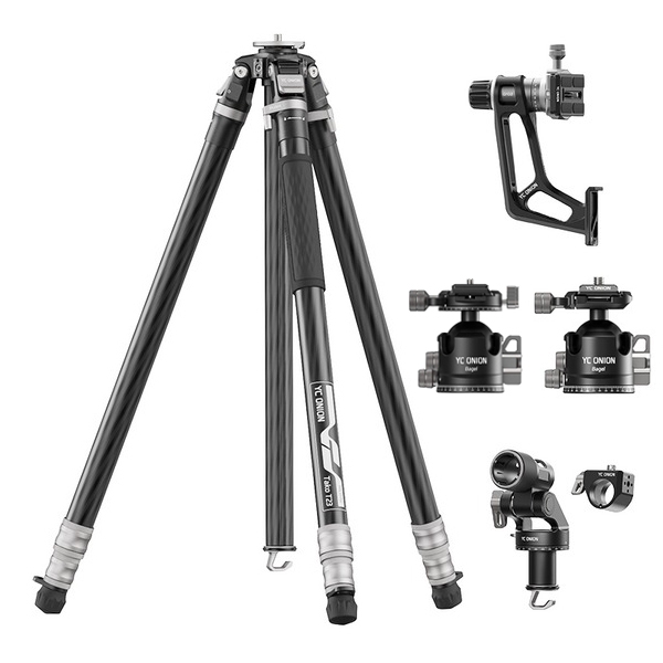 YC Onion Litchi Gimbal Head bộ Adapter mở rộng chụp ảnh dọc Vertical kèm Plate