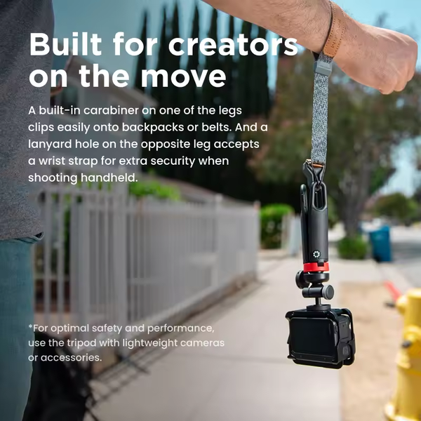Chân máy JOBY HandyPod HD03 đầu bi xoay 360° chất liệu hợp kim nhôm và nhựa ABS cao cấp