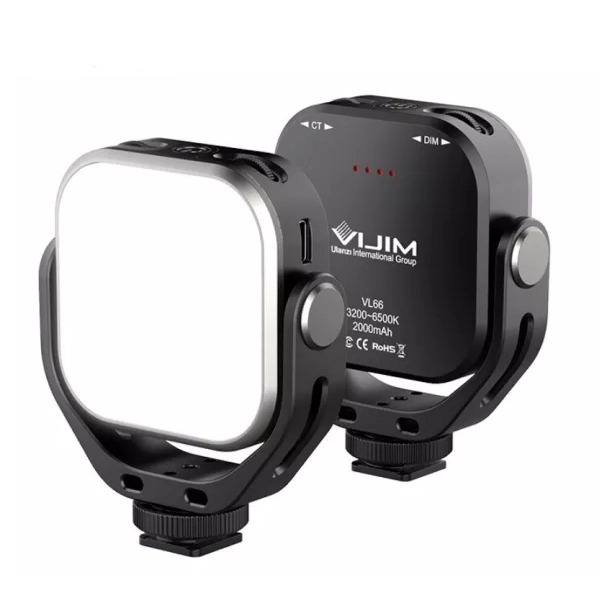 Đèn led Vijim VL66 Light - Xoay 360 độ tiện lợi dãi nhiệt từ 3200-5600K
