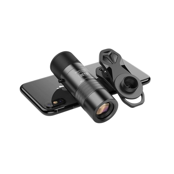 Ống nhòm Monocular Telescope APEXEL 6X20M kiêm lens tele zoom cho điện thoại smartphone
