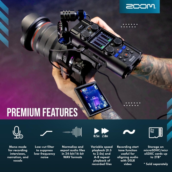 Zoom H5 studio 6-Track 32-Bit Float Handy Recorder