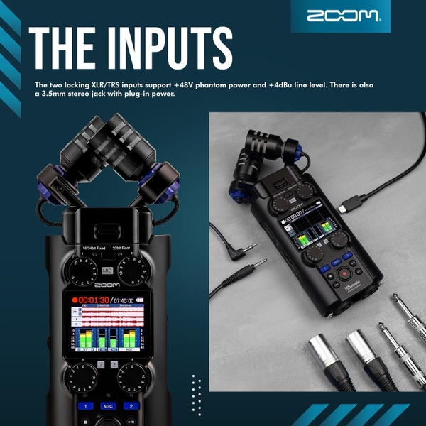 Zoom H5 studio 6-Track 32-Bit Float Handy Recorder