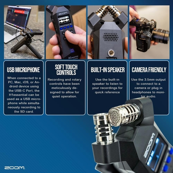 Zoom H1 essential Stereo Handy Recorder