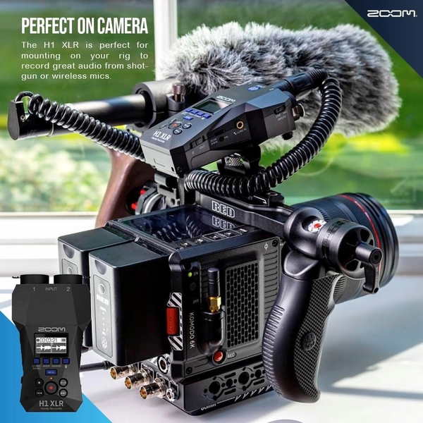 Zoom H1 XLR Handy Recorder with 32-Bit Float