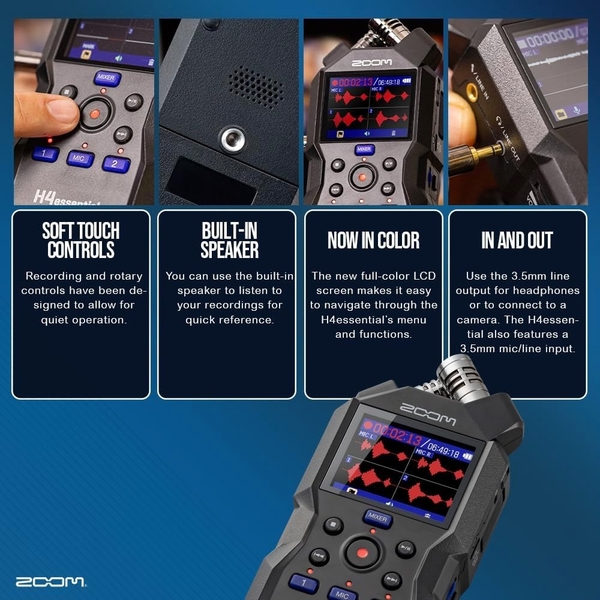 Zoom H4 essential 4-Track Handy Recorder