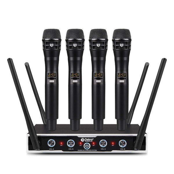 DU4004 UHF Wireless Microphone（4Handheld Mic）
