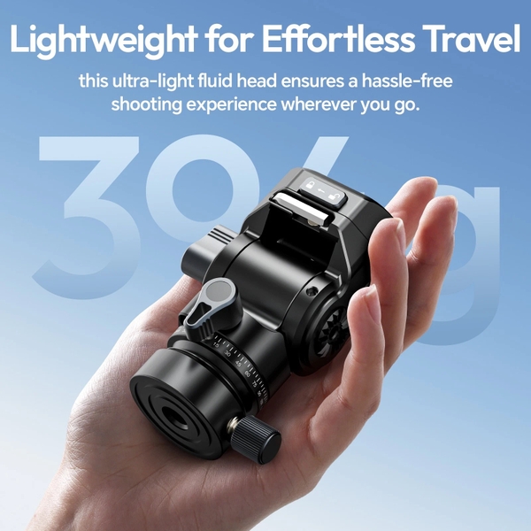 Đầu Tripod Ulanzi U190 II Uka Fluid Head đế tháo lắp nhanh cho máy ảnh DSLR tải trọng 4KG