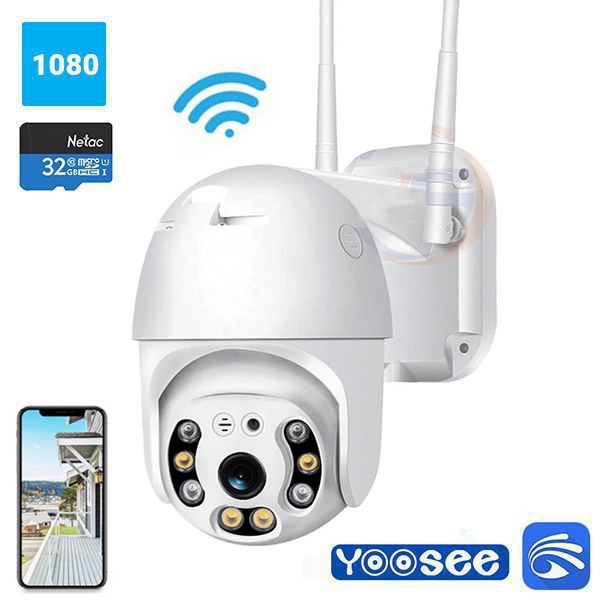 Camera Wifi Yoosee ngoài trời dạng Doom PTZ GW D08S chính hãng
