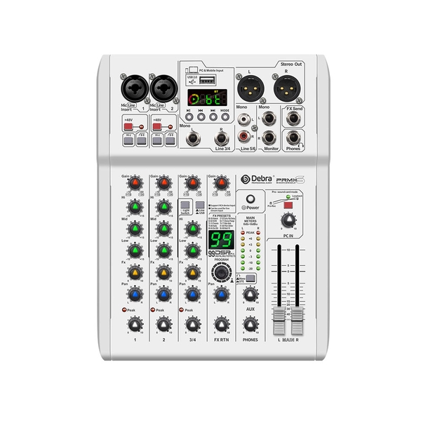 Debra Audio PRMX-6 professional recording sound card audio interface mixing console