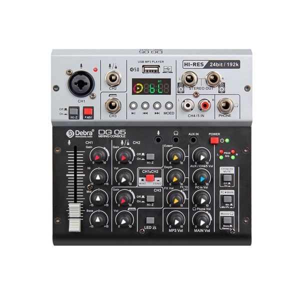 Debra Audio DG05 24bit 192K Professional recording sound card audio interface mixer