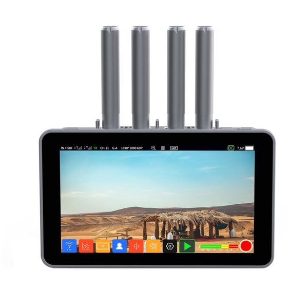 Shimbol ZO600MS Màn hình phụ 5.5inch 2000 Nit ghi hình không dây Wireless Recording Monitor