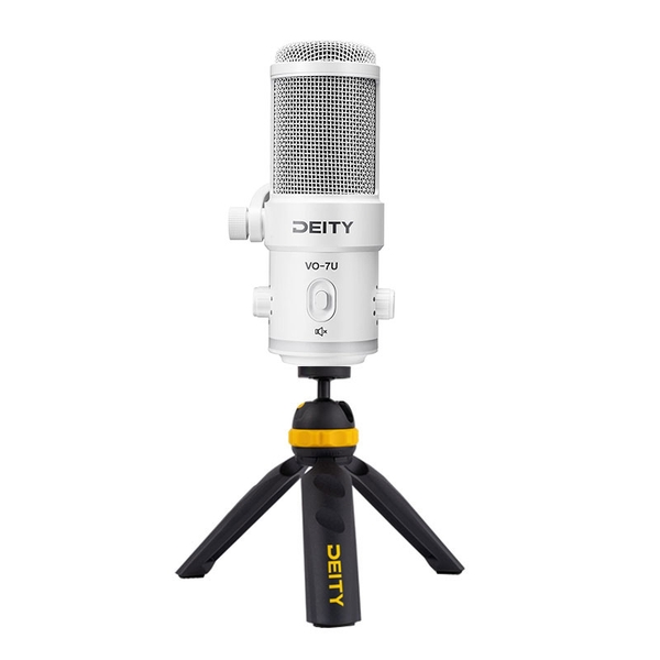 Micro Deity VO-7U bản base kèm Mini Tripod để bàn Podcast tiện lợi White Edition