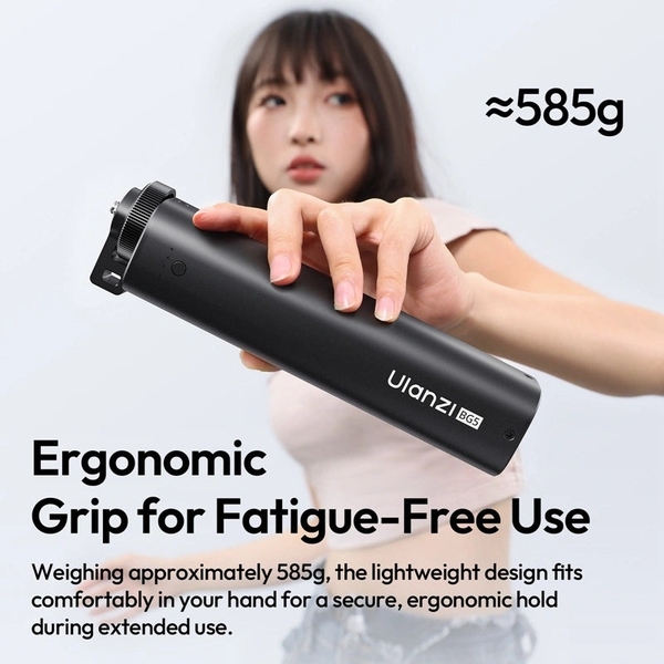 Ulanzi BG5 pin sạc dự phòng cho đèn Led Studio hỗ trợ PD Max 100W