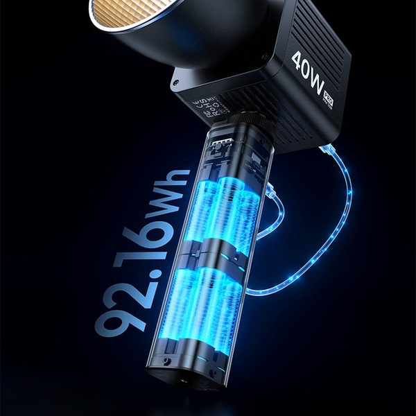 Ulanzi BG5 pin sạc dự phòng cho đèn Led Studio hỗ trợ PD Max 100W