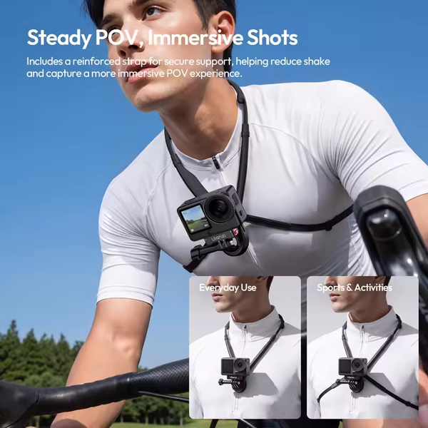 Giá đỡ cổ linh hoạt Ulanzi ZJ09 dành cho GoPro DJI Pocket 4 Action 6 5 Insta 360 Action Camera