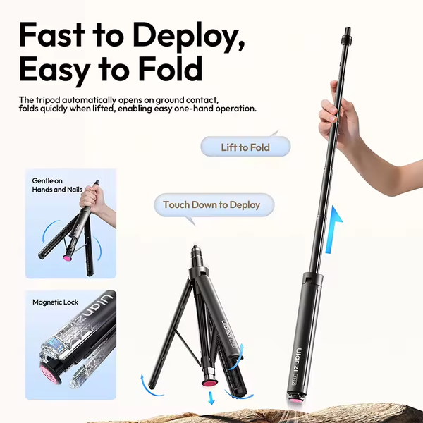 Gậy selfie cầm tay Ulanzi TT92 với vít 1/4