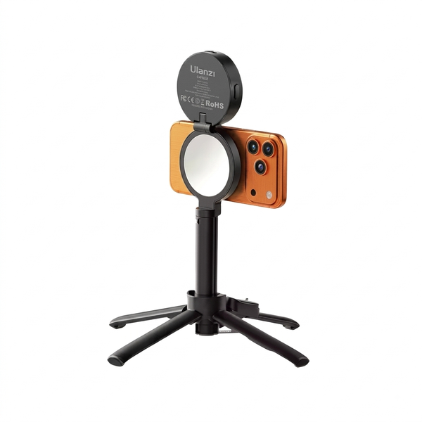 Gậy selfie mini 2 trong 1 Ulanzi MT40 có đèn chiếu sáng tay cầm nam châm tương thích với điện thoại