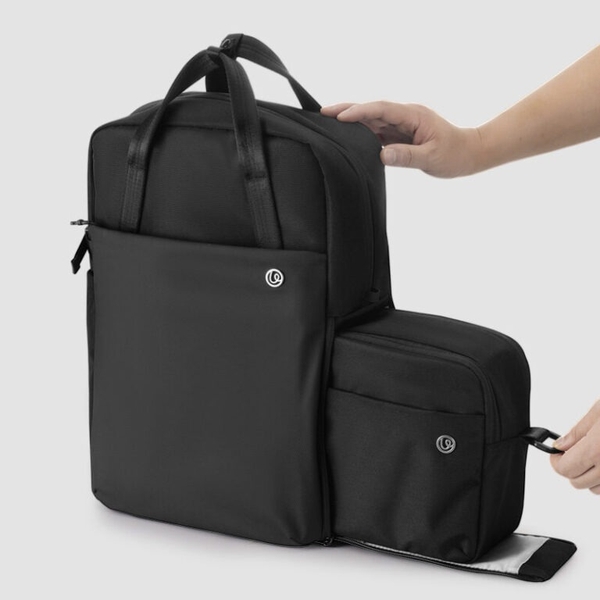 Balo Ulanzi F08 Black Version 20L thiết kế 2 IN 1 mang theo du lịch thông minh chống nước chính hãng đựng Máy ảnh / Laptop