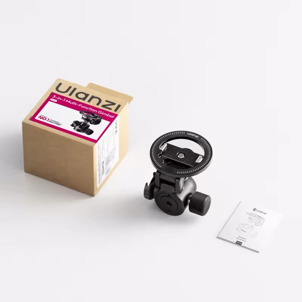 Đầu Ball Head Ulanzi EA05 3 in 1 cho máy quay Action 6/Nano và tích hợp từ tính cho điện thoại chính hãng