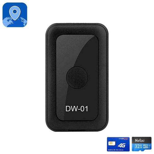 Thiết bị định vị và nghe lén từ xa DW01 - Sử dụng App Control Online