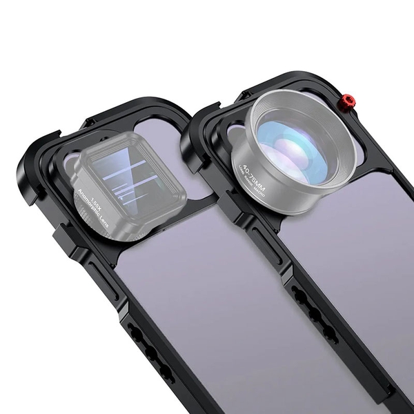 Khung ốp lens chân ren 17mm và phụ kiện chất liệu titan siêu bền cho iPhone 14 series GRS14
